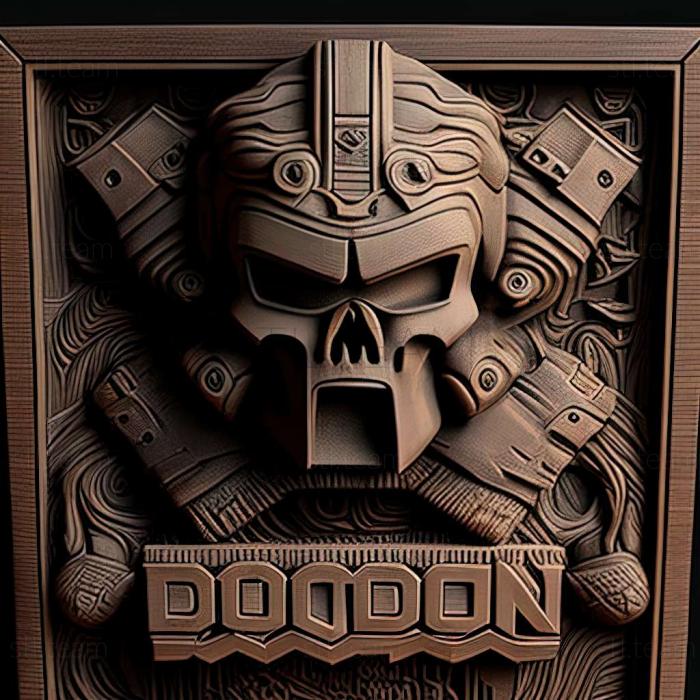 3D model Doom Warrior game (STL)